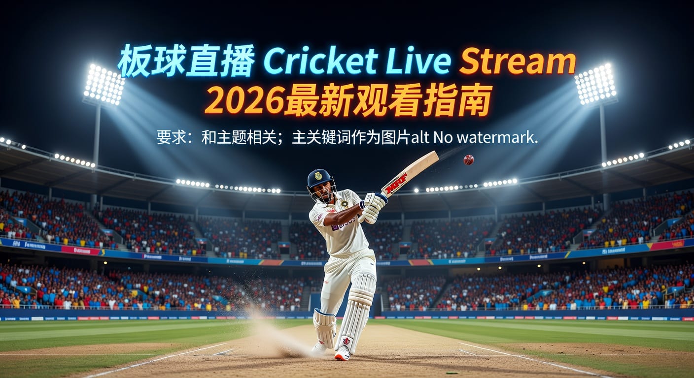 板球直播 Cricket Live Stream：2026年观看与判断要点